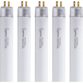 F54T5/841/HO Fluorescent Light Bulb, 46 Inch, T5 54 Watt Replacement Tube, 4100K Cool White, 4200 Lumens, High Output, G5 Bi-Pin Base, 4FT T5 Grow Light Bulbs - 5 Pack