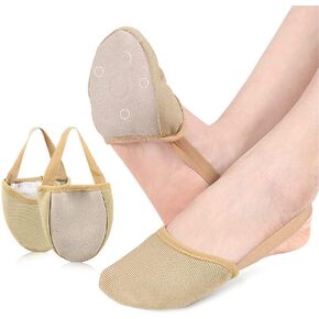 Ballet Dance Toe Pads, Anti-slip Half Sole Dance Shoes,Breathable Toe Turning Shoes Socks Pad, Comfortable Toe Covers, Reduce Friction Toe Protection for Women Girls Adult Ballet Jazz Gymnastic