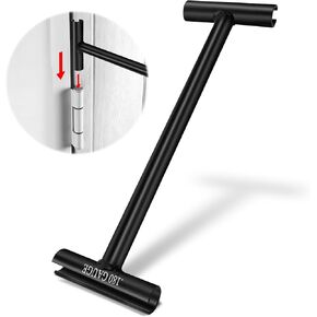 Door Hinge Adjustment Tool, Hinge Bender Tool for .134 & .180 Gauge Commercial Door, Double Head Hinge Adjustment Wrench Tool, Locksmith Hinges Gap Adjusting Wrench