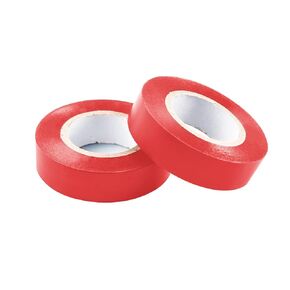 Red PVC Electrical Insulation Tape, Width 3/4", Length 66-ft, 2 Row, Indoor and Outdoor High Temperature Flame Retardant Resistance Electric Tape, Full Length 40-Meter