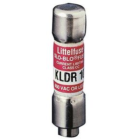 Littelfuse KLDR1.5, 1-1/2 Amps, 600/300V AC/DC, UL Class CC Time Delay Fuse For Transformers