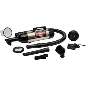 METROVAC CHV-S6 Deluxe Cordless Hand Vac – Portable, Rechargeable 250W DC Motor Vacuum Cleaner for Home, Auto Shop, Car, and Pet Hair – Premium Handheld Vacuum with HEPA Filtration, Stainless Steel