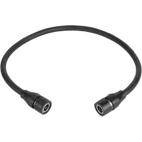 High Pressure Resistant Inflator Hose, Double End, Air Compressors & Inflators 23.6in Inflator Hose Double‑End Air Pump Quick Connection Female Connector, Black Rubber Fit for Inflators