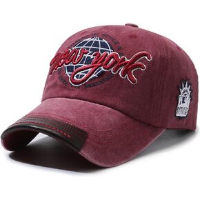 Baseball Hat Caps Classic Profile Size Adjustable Snapback Vintage Cotton Washed Dad Hat Unisex Mens Women