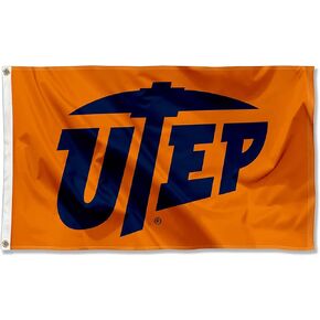 College Flags & Banners Co. Texas El Paso Miners Orange Flag