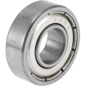 ACROPIX 698ZZ Deep Groove Ball Bearings Lubricated Bearings Double Metal Seal 8x19x6mm Silver Tone