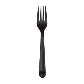 Karat U2060B PP Premium Extra Heavy Weight Forks - Black No Wrap(Case of 1000)
