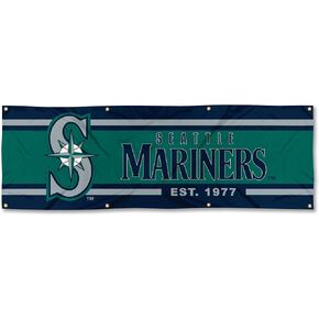 WinCraft Seattle Mariners Large 2x6 Foot Banner