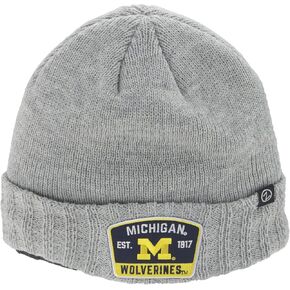 ZHATS Standard NCAA Officially Licensed Beanie Hat Ranger Patch Switch Light Grey, One Size