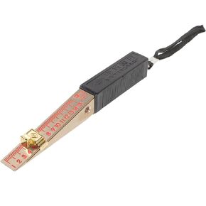 Uonlytech أدوات اللحف مقياس المكونات قياس المسطرة Vernier Feeler Gauge شكل النحاس النقي للصمامات ملء المقياس النحاسي النحوي (0.2 ملم)