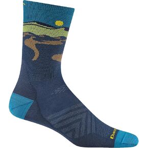 Darn Tough Vermont Micro-Crew Men's Running Socks, Ridge Runner - Ultra-Lightweight Socks for Men, Style 1065