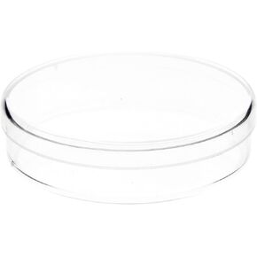 Pioneer Plastics 032C Clear Small Round Petri Dish Plastic Container, 2.75" W x 0.625" H, Pack of 2