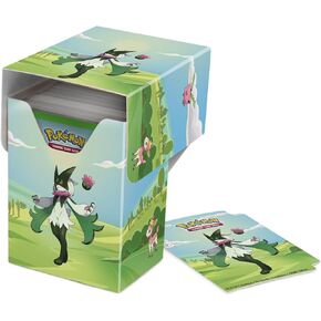 Gallery Series: Morning Meadow Full View MTG Deck Box - Vibrant Grass-Type Pokémon Art - Commander Deck Box with Secure Lid - Archival-Safe Storage for Deck Box MTG - 75 Card Capacity
