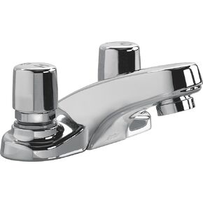 Delta Faucet 2507LF-HDF Metering, Two Handle Metering Faucet, Chrome,2.50 x 2.00 x 6.00 inches