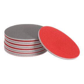 uxcell 10pcs 1000 Grit Sanding Sponge 6 Inch Hook and Loop Sponge Sanding Disc for Orbital Sander, Wet/Dry Use Sponge Buffer for Car Wood Drywall Metal Furniture Polishing