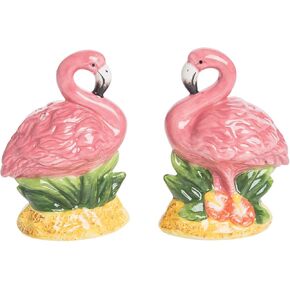 Beachcombers Flamingo Salt & Pepper Set Multicolored