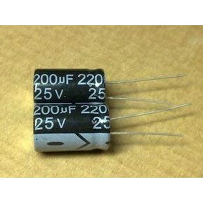 New 5PCS 2200uf 25v 25v2200uf 13 * 25mm 13X25mm 105° Radial Electrolytic Capacitor