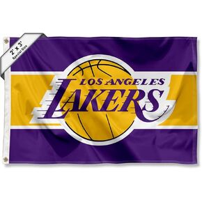 WinCraft Los Angeles Lakers Small 2x3 Foot Banner Flag