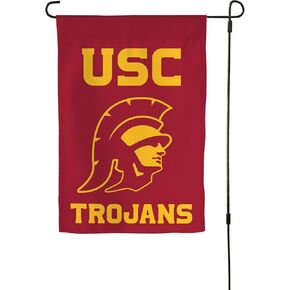 Desert Cactus University of Southern California USC Garden Flag – 19 x 12 inch California Trojans Banner, For Outdoor Display and Events (Design B)