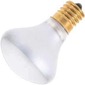 Satco S4701 120V Intermediate Base 40-Watt R14 Light Bulb, Clear