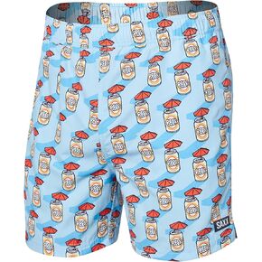 SAXX Underwear Co. Men's Go Coastal 2n1 Volley 5", Fashion