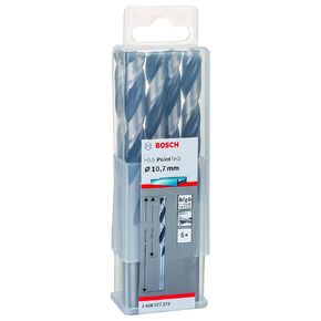 Bosch Professional 2608577351 19-Piece PointTeQ HSS Twist Bit Set (for Metal, ProBox, Drill Driver Accessories), 1,0–10,0 mm