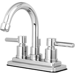 Kingston Brass KS8661DL Concord 4" Centerset Bathroom Faucet, 4-7/8", Polished Chrome