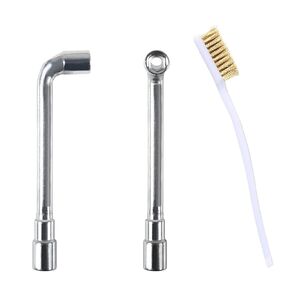 6mm 7mm L-Shaped Hexagonal Wrench Tool for Fixed Mk8 Ender 3 Brass Nozzle Included Copper Wire Toothbrush 3D Printer Accessories