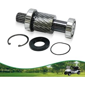 Golf Cart Input Shaft Kit Compatible with EZGO Marathon 1988-1994 & TXT & Medalist 1994-up Electric Models, 19 Splines/21 Tooth, 1.5'' Diameter Gear, Replaces # 26926-G01,28095-G01,612556