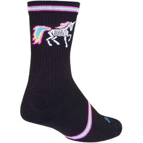 SockGuy Dark Magic Crew Socks - 6 inch, Black/Multi, Large/X-Large