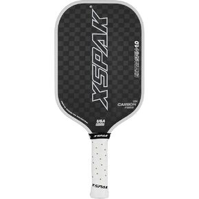 XS XSPAK 12K Carbon Fiber Pickleball Paddle - Tournament Edition - World Champion Surface Technology Options Pickleball Deter