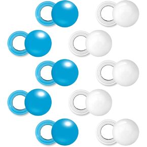 10 Pairs Running Bib Magnets, Magnetic Race Bib Clips Marathon Bib Clips Running Bib Buckles Bib Fasteners for Runners Running Accessories for Triathlon Run Cycling