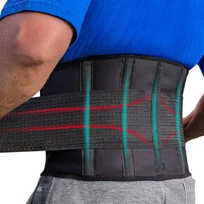 Plus Size Back Brace for Lower Back Pain |5XL| Lumbar Support for Pain Relief and Injury Prevention | Under Clothes Belt | Back Support Belt for Women & Men | Big and Tall | Obese Oversized Overweight