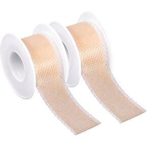 78.74inch Silicone Blister Tapes for Heel, 2 Rolls Heel Sticker Blister Protectors Invisible Hand Foot Gel Bandage for Bandaids Calluses Fingers Toes Tender Spots Shoe Friction