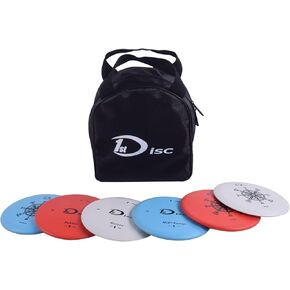 Disc Golf Starter Set-2 PCS Cutter ، 2 PCS Mid-Range ، 2 PCS Driver مع حقيبة