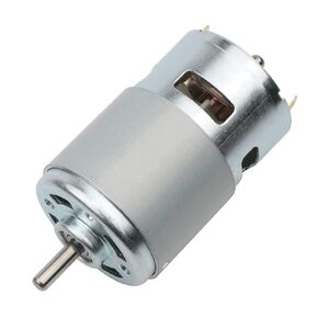 Ellbest DC 12V 10000 RPM Mini Gear Motor High Torque Electric Micro Speed Reduction Geared Motor Centric Output Shaft 45mm Diameter Gearbox