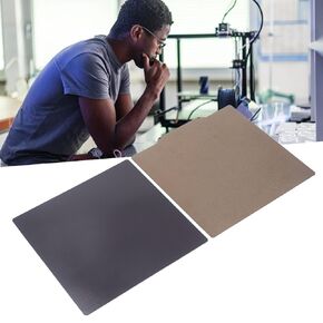 3D Printer Build Plate, 275x275mm Double Sided PEI PET Magnetic Rubber Spring Steel 3D Printer Accessories