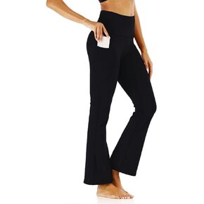 AIFARLD Women's Yoga Pants High Waist Flare Leggings with Pockets Tummy Control Workout Gym Work Pants