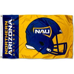 College Flags & Banners Co. Northern Arizona Lumberjacks Football Helmet Flag
