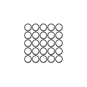 Sterling Seal XP70BUN334X25 334 Quad Ring, Buna NBR, 70 D (Pack of 25)