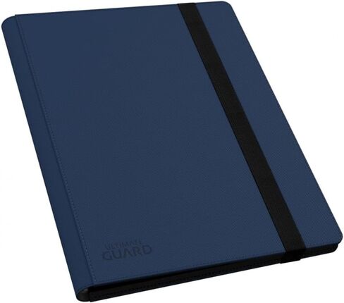 Ultimate Guard FlexXfolio Xenoskin | رابط بطاقة التداول مع 9 جيوب التحميل الجانبي لكل صفحة | ما يصل إلى 360 بطاقة | الألبوم الأزرق ، القوي مجموعة البطاقات المصممة لبطاقات TCG ذات الأكمام المزدوجة in Kuwait