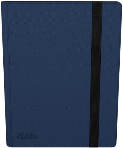 Ultimate Guard FlexXfolio Xenoskin | رابط بطاقة التداول مع 9 جيوب التحميل الجانبي لكل صفحة | ما يصل إلى 360 بطاقة | الألبوم الأزرق ، القوي مجموعة البطاقات المصممة لبطاقات TCG ذات الأكمام المزدوجة in Kuwait