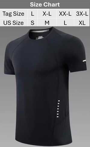 Men's Premium Athletic T-Shirt Horizontally Styled Stretchable Fabric Dry-Fit Moisture-Wicking for Running Gym Workout & More in Saudi Arabia