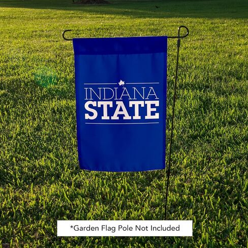 Desert Cactus Indiana University University ISU Garden Flag - 19 × 12 بوصة في إنديانا سيكاموريس لافتة ، للعرض في الهواء الطلق والأحداث (التصميم 1) in Saudi Arabia