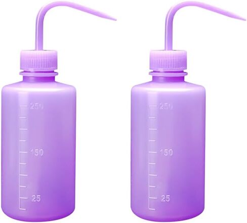 2 Pcs 250ml Tattoo Wash Bottles Eyelash Washing Bottles Succulent Plant Watering Bottle Safety Rinse Water Bottles Plastic Squeeze Bottle Eyelash Extension Tools in Saudi Arabia