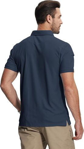 ZITY Mens 2 Pack Polo Shirts Short Sleeve Performance Sports Golf Shirt for Men Tactical Shirt in Kuwait