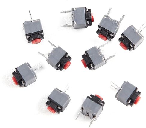 10pcs لـ Kailh Mute Button 6 * 6 * 7.3mm Silent Switch Wireless Mouse Mouse Mouse Button Micro Switch Micro in Saudi Arabia