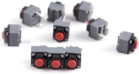 10pcs لـ Kailh Mute Button 6 * 6 * 7.3mm Silent Switch Wireless Mouse Mouse Mouse Button Micro Switch Micro in Saudi Arabia