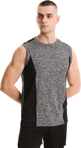 Knuffnee 4 Pack Men Men Men's Tank Tops Athletic Gym Muscle Tank Tops Quick Dry Slictivess Thirts in Kuwait