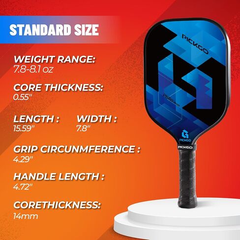 Pickleball Paddles,Fiberglass Pickleball Paddles Set of 2, Lightweight Pickleball Rackets with Pickleball Carrying Bag,for Beginners & Pros in Saudi Arabia